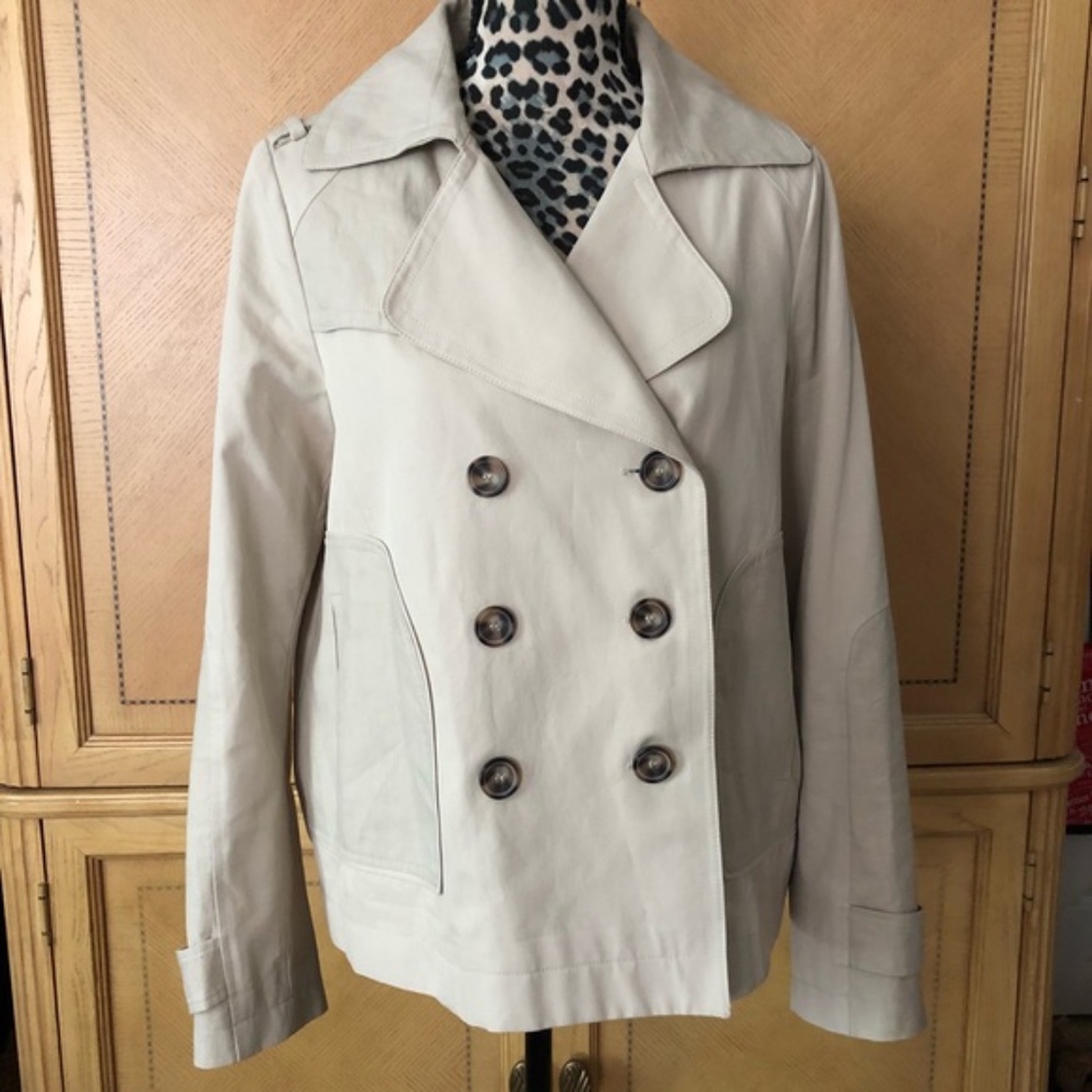 Comptoir des Cotonniers Cropped Swing Trench 44